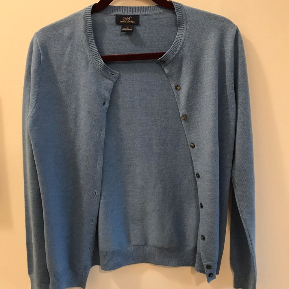 Brooks Brothers Merino Wool Cardigan